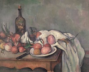 Nature morte avec oignons, c.1895